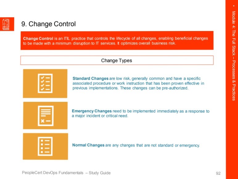 9. تغيير التحكم (Change Control)