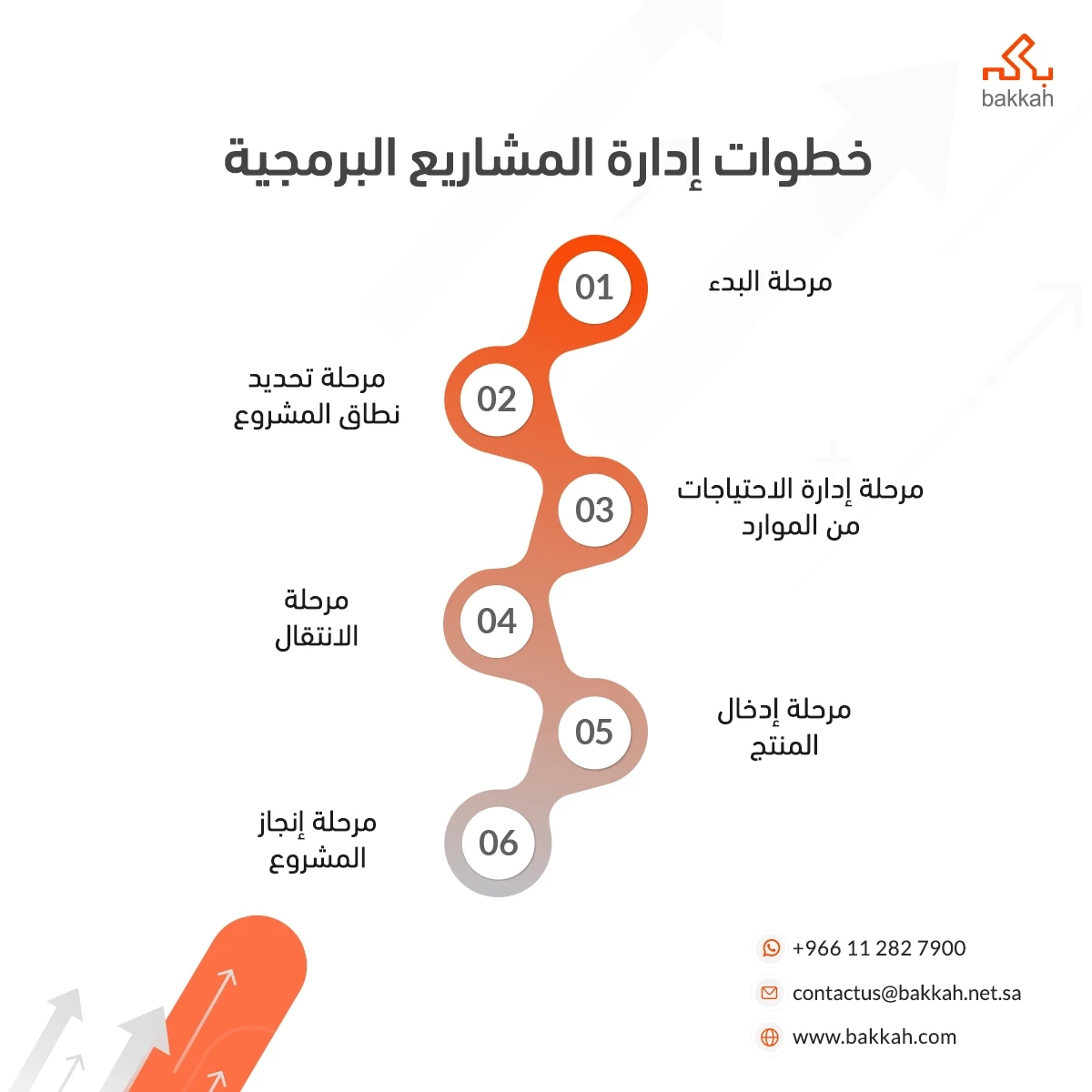 خطوات إدارة المشاريع البرمجية