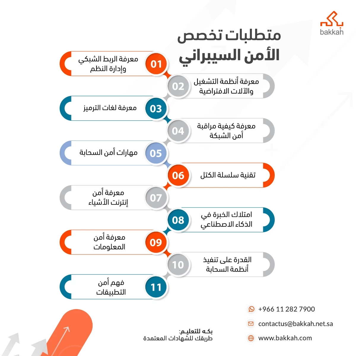 "متطلبات تخصص الأمن السيبراني	"